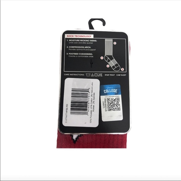 NWT Men & Women’s WI Strike Through Sock - Picture 5 of 7